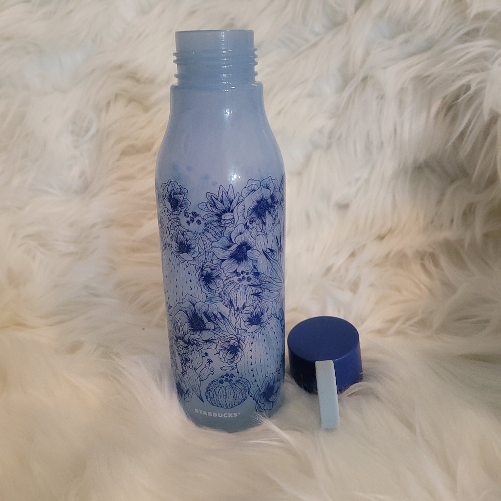 LIMITED Starbucks Water Bottle Summer 2019 Blue Venti 24oz Floral Cactus Desert